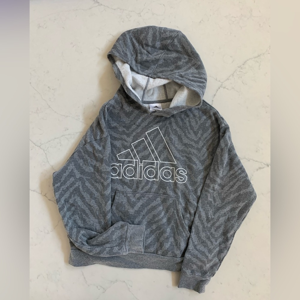 Girls size M (10/12) Adidas hoodie like new